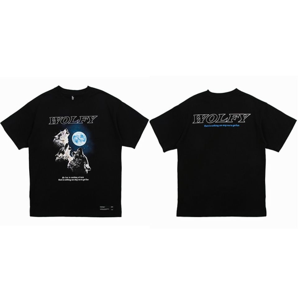 Wolfy Cotton T-shirt H54f0177e32174fe4b6603659114afb815 98594d72