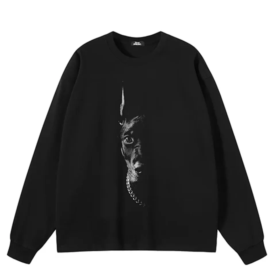 Shadowed Doberman Half Face Graphic Sweatshirt S1d13ee0266704576a139132fa64c4873a 9ad02f23