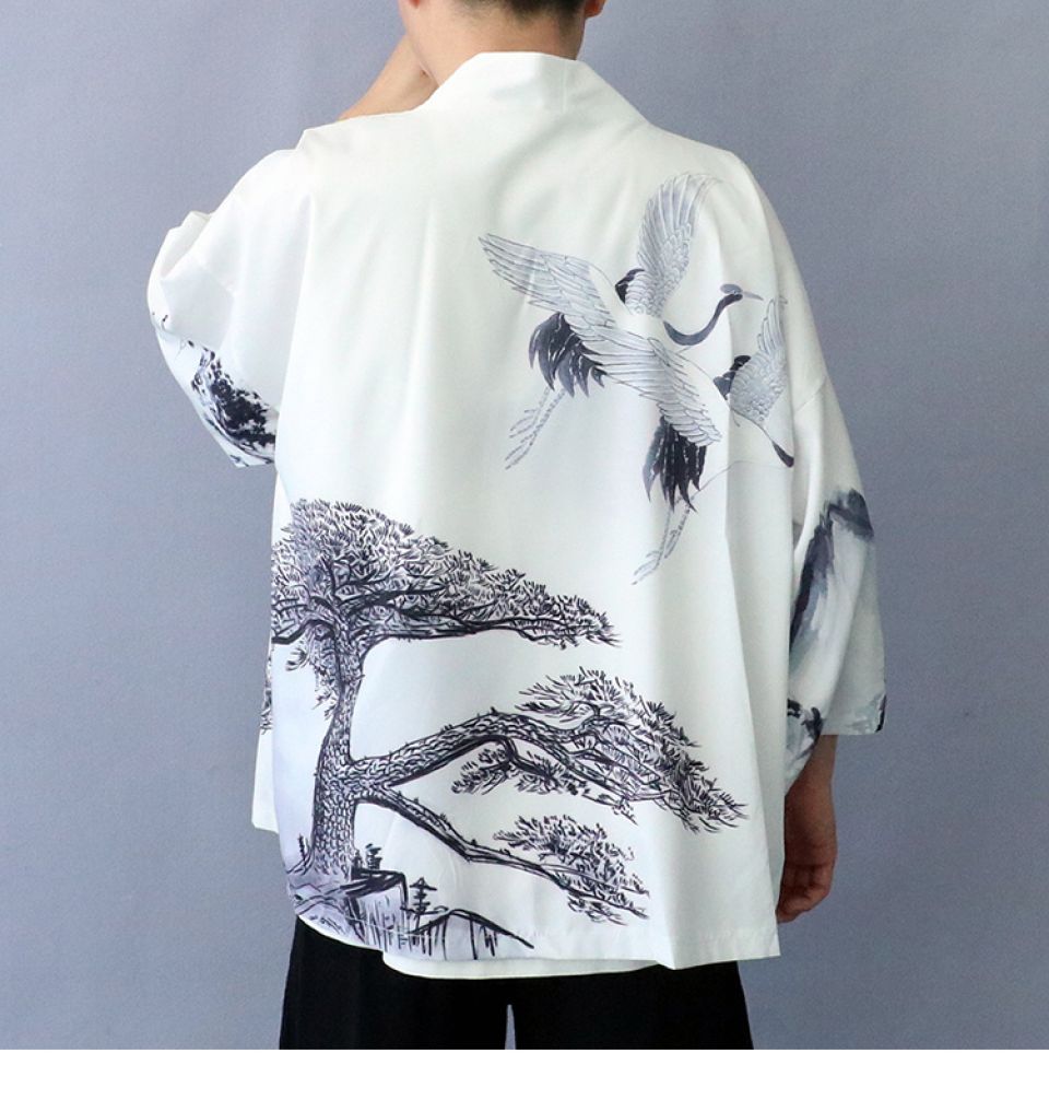 Baobab Tree Poly-cotton Kimono