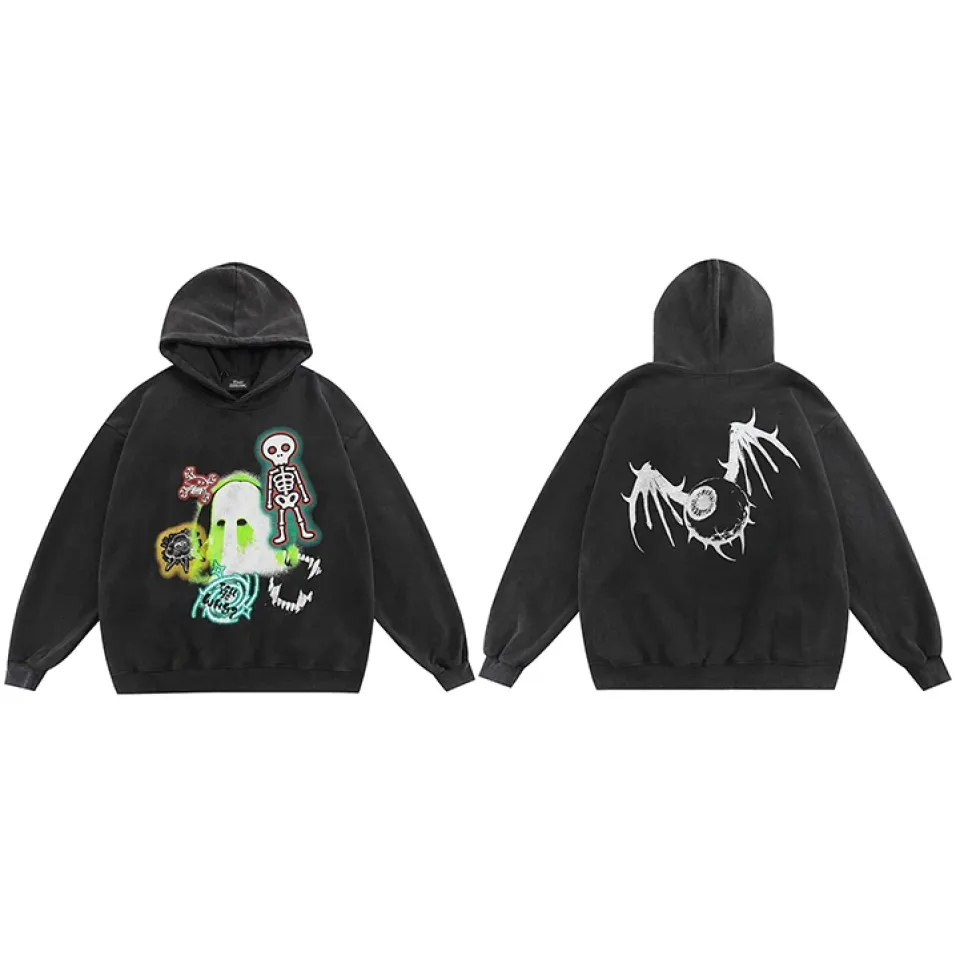 Childish Abstract Graffiti Hooded Pullover S57e89475f5084f8fba0d3c7087d9a08bQ 9b021a62