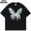 Dark Style Butterfly Graphic T-Shirt Se50a4261f9b440f0b86481bfc092f989Q 9b7b9aa4