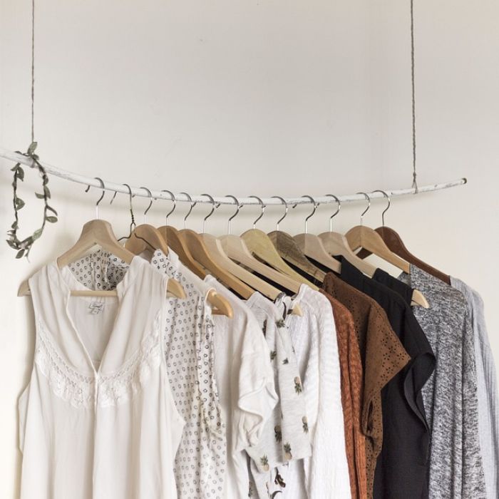 fast fashion clothes on a hanger