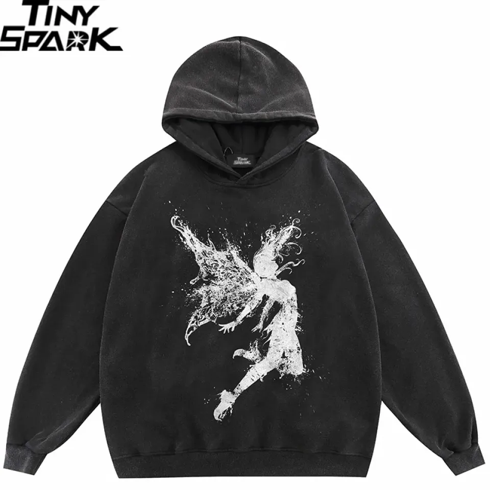 White Sparkling Angel Graphic Hoodie S54ae1e3345ad4e1ca6b57c78081ae7c0Q 9d45f3ed