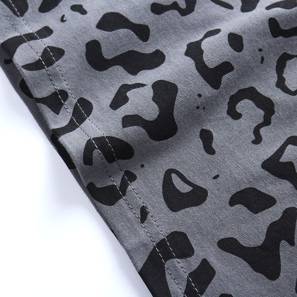 Colorful Leopard Print Cotton T-shirt H789a67067df443389a26f8f34f9578855 9efaed69