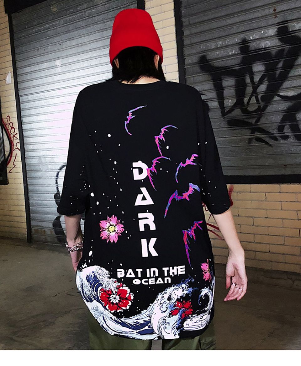 Dark Bat In The Ocean Cotton T-shirt Hd4027548ecbe42ccbd4867c022be876bQ 9eb2b4e0