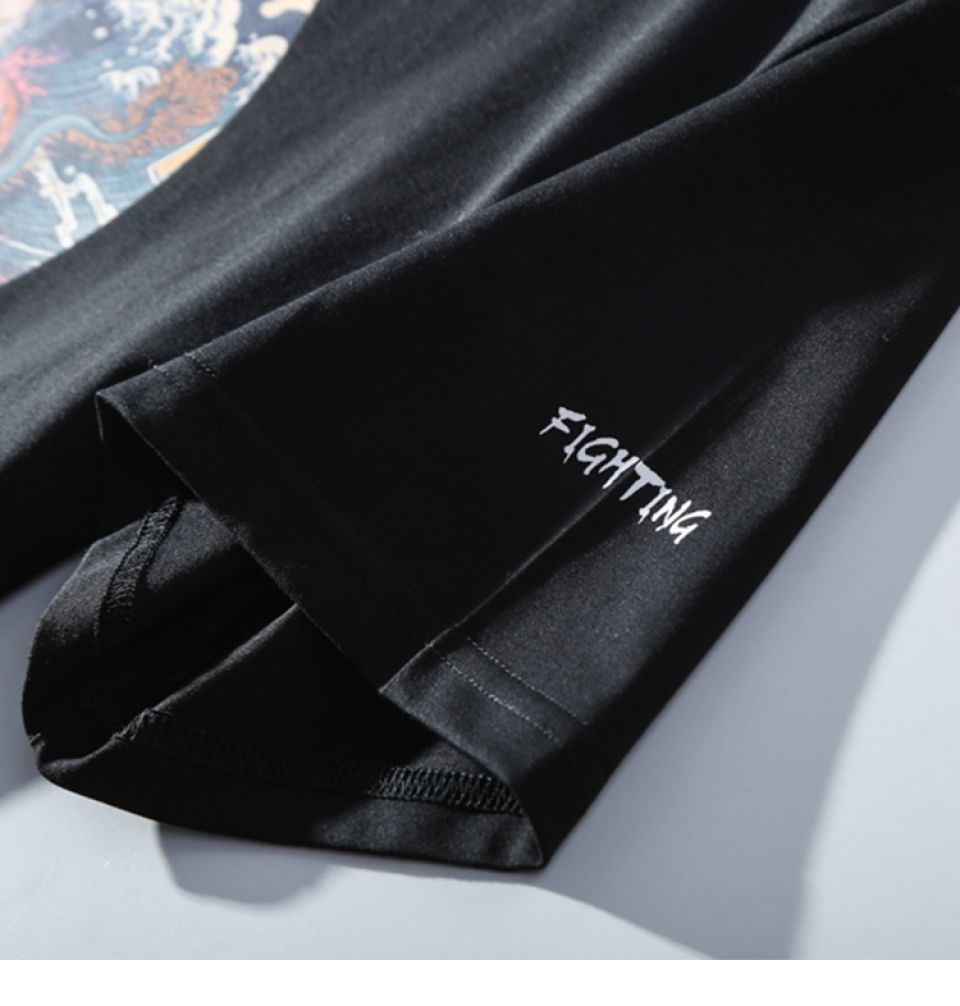 Ancient Chinese Lion Cotton T-shirt HTB1n7oALMDqK1RjSZSyq6yxEVXab a06c8f44