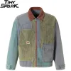 Color Block Patchwork Corduroy Denim Jacket S3e9ed5bec8434611afe842edce245301D a008c18c