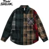 Patchwork Plaid Flannel Shirt Sfbe6a52c371f4b70a6d8dfa890a7d0620 a09d1967