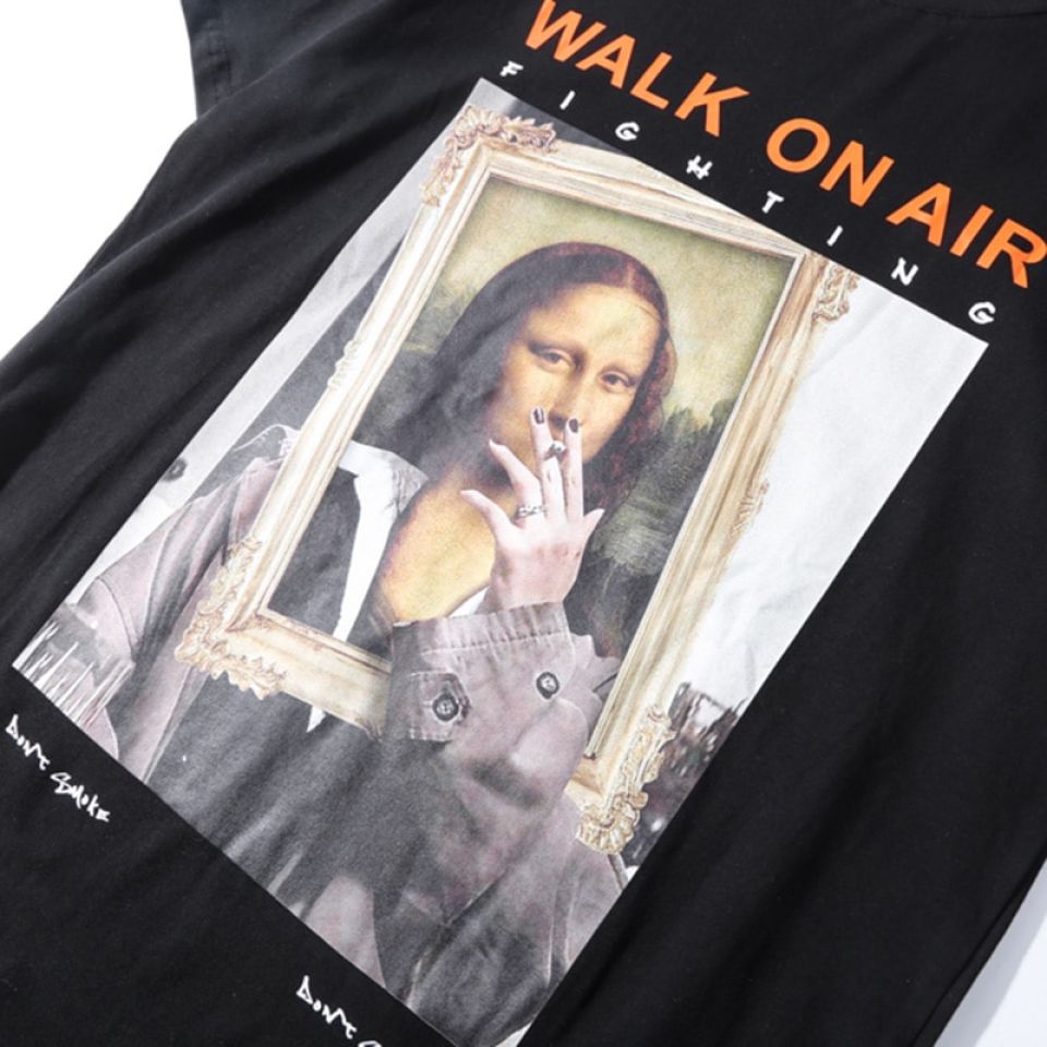Smoking Mona Cotton T-shirt H2021f03f9cd74974aa86d984212d3e82Q a2b617ff