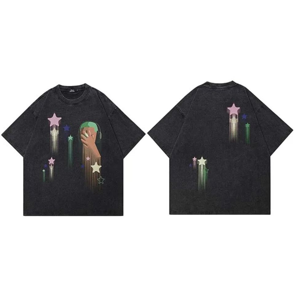 Cartoon Graphic Shooting Star T-Shirt Sf3a0bf9b435e431981483495996defca1 a287400c