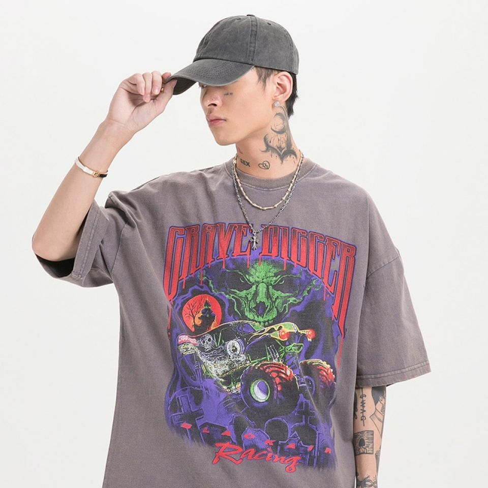 Grave Digger Washed Cotton T-shirt 10 Grave Digger Washed Cotton T-shirt H67d7a25a09934594a0ec4160b3ee8bc38 a392bec1