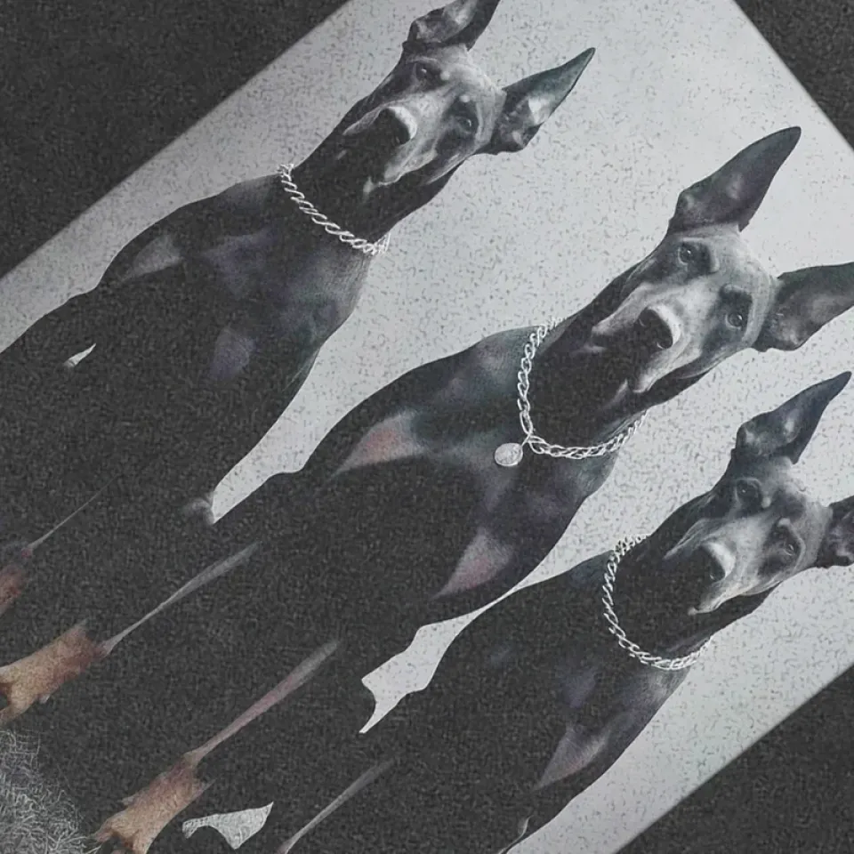 Retro Doberman Graphic Tee S314e82121e0a49ec8eb5b80a9ece57cb7 a9f90d9a