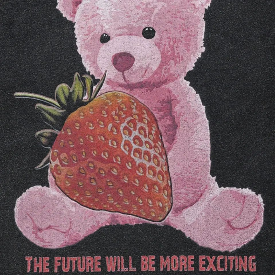 Strawberry Bear Hip Hop T-Shirt S2319dd52e8c54a8f918f9f73df61b905Q aa5389b3