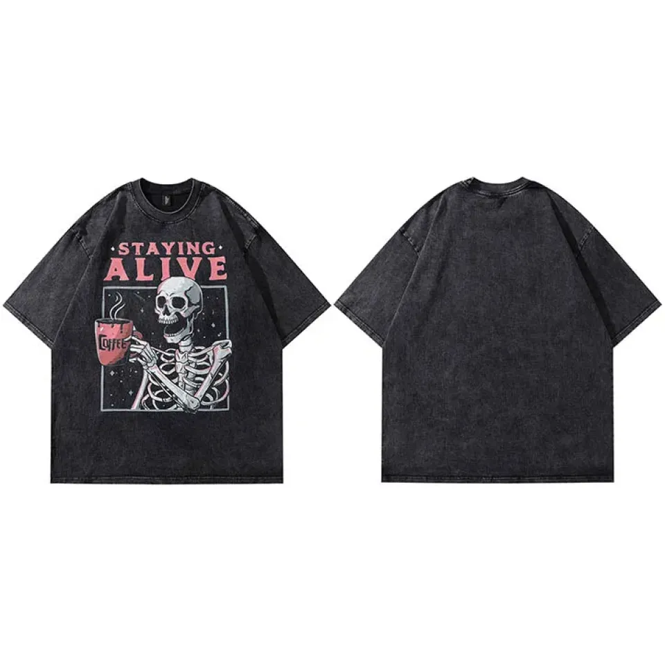 Oversized Alive Skull Skeleton Graphic Tshirt S9cdb69719b6549a387f7930b4e5002f5l aab5c27c