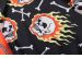 Half-n-Half Fire And Skull Poly-cotton Shirt