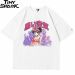 Anime Print Cotton T-shirt