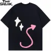 Devil Horn Skull Skeleton Stars Funny Graphic T-Shirt S587ce8bdb721406ab5138978a82ccddai ac1245ea