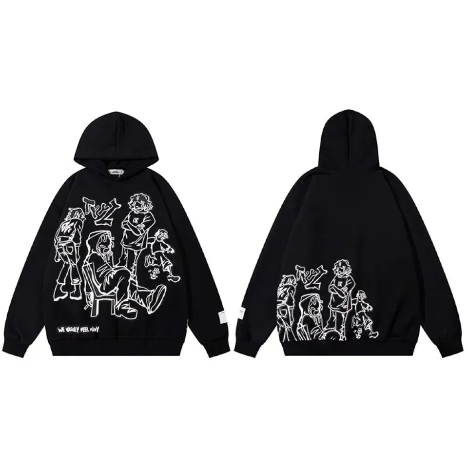 Funny Cartoon Graphic Hoodie Sdb8e1991960e4b89bcac0090c65da948X ac012e90