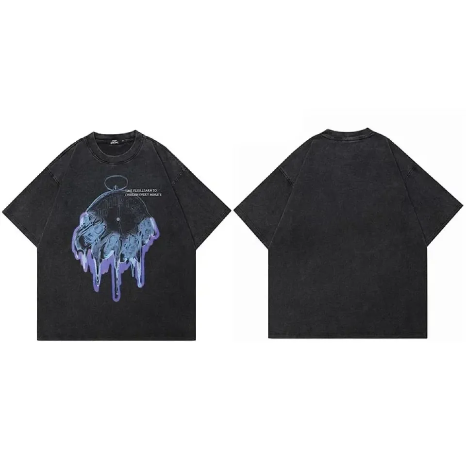 Dripping Clock Graphic T-Shirt Sbd8c82e9a5e74c04a2929ba247965e681 adb6a882