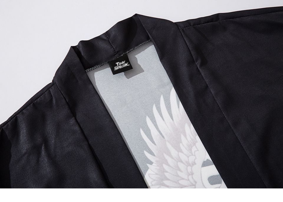 Japanese Heron Poly-cotton Kimono H727dabbc44e24d41bded70e535e07b3cJ ae6a6c6f