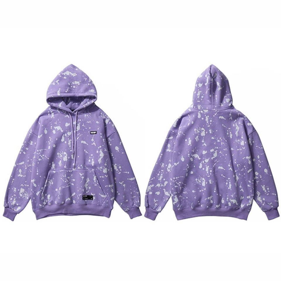 Splashed Hooded Pullover He878b13ba9314046a0f50da566af6ef8h aec93679