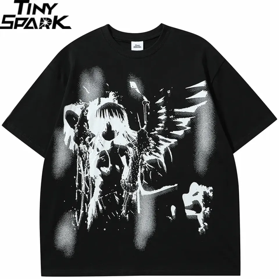Anime Cartoon Angel Wings Graphic T-Shirt S32505f80dcce46b3b4462a24c05877f2V b01d474e