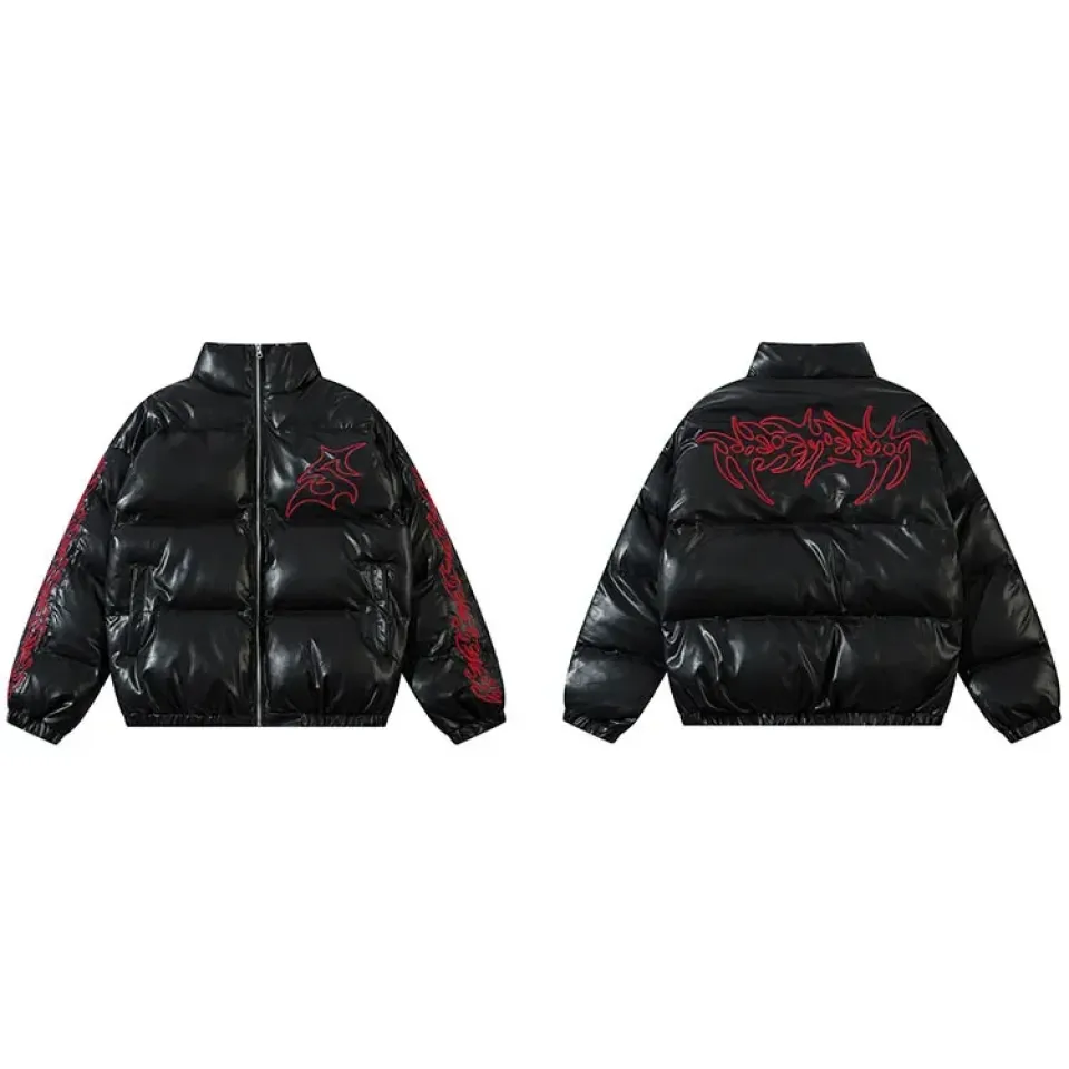 Flame Embroidery Streetwear Jacket S314f709540d84446a093fd504acd1328f b2b9c79a