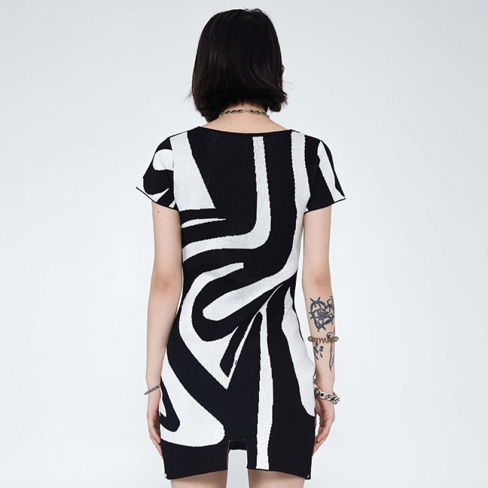 Striped Knitted Bodycon Mini Dress 5 Striped Knitted Bodycon Mini Dress S5cb2f24239204ba7a5db34d7aa7117f6F b2c4987d