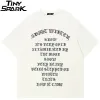 Gothic Letters Graphic Casual Beige White Tshirt S4c148223dc424a2c8b7134f6bfbf95eeE b4cdae2f