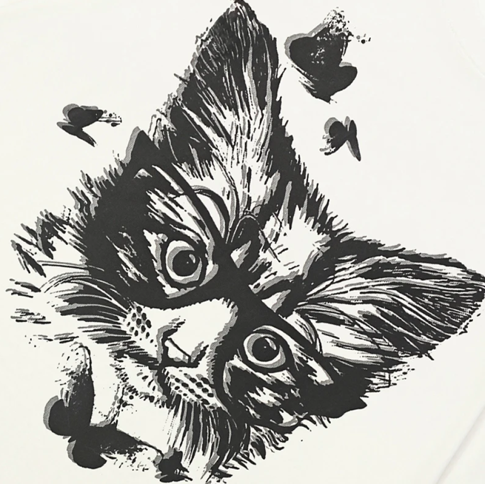 Butterfly Cat Streetwear T-Shirt e4598ff3 1235 4ec2 b272 8a25bae57316746725 b4e82f3f