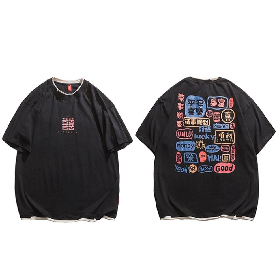 Multilingual Harajuku Graphic T-Shirt H270661f4a6de46919f47da8ac1424fd7n b5da9d96