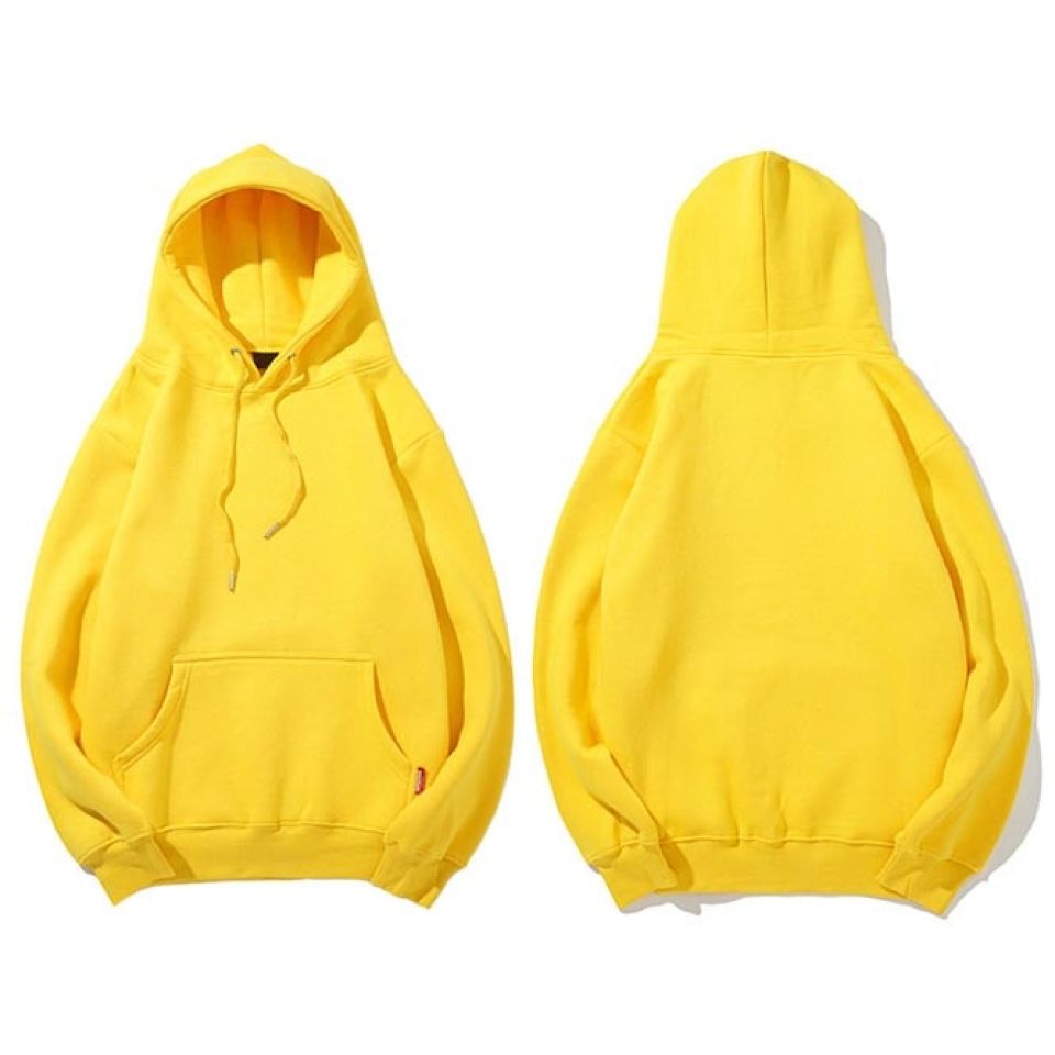 Solid Colored Sweatshirt Hoodie