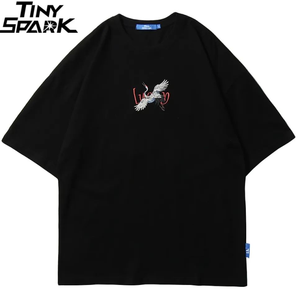 Embroidered Crane Sakura T-Shirt S191ea107255b492596e339f7237f4ec7z b5bd214f