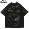 Graffiti Harajuku Summer Short Sleeve T-Shirt S37f9c5a759844d92b3423fd18f9e8c33k b5e5bfba