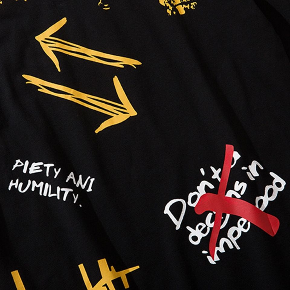 Summer Scribble Cotton T-shirt Hf8cc90f7e46b45ec9c5f3e23b28f8390J b6cd4b1c