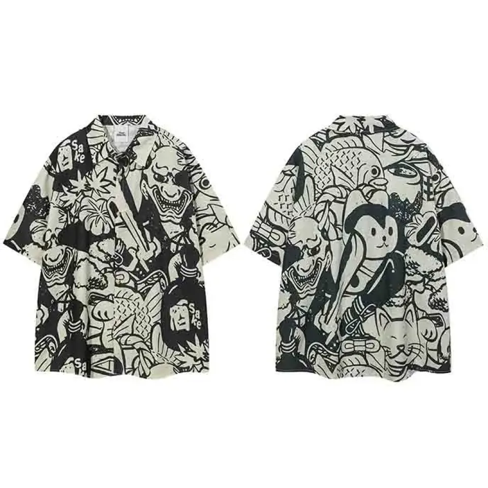 Japanese Ukiyoe Beach Shirt Se2a1d4738c044d53b5e198860c6f8289I b819806a