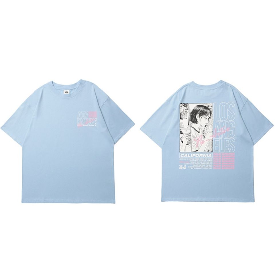 (Repeat) Anime Girl Smoking Letter Print T-Shirt Hef5919ba357045f399c57f3eb0c95d97Z b97213bd