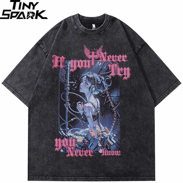 Anime Cartoon Angel Girl Graphic T-Shirt S17802d067dda4057a706cd45f71f6228U babfd5fe