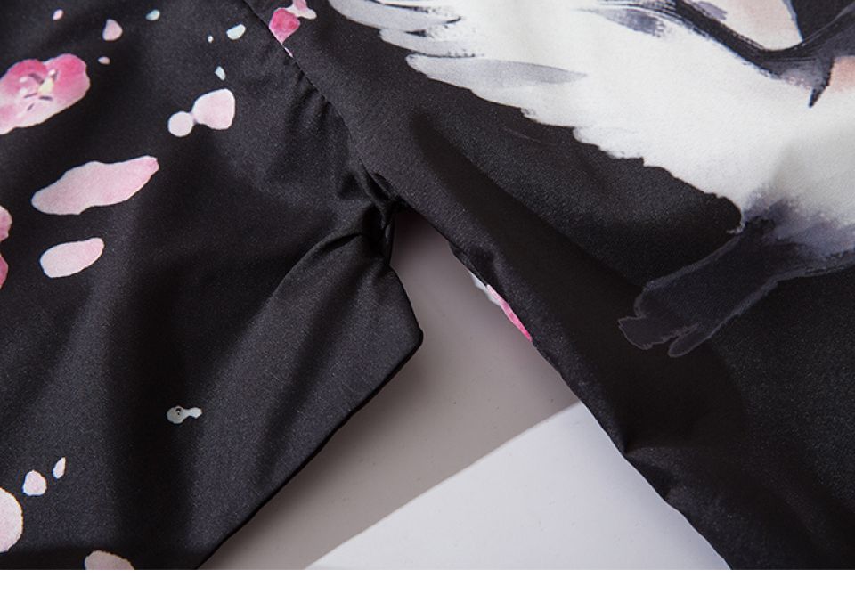 Japanese Girl In Flowers Poly-cotton Kimono H9b35468e8bf44718aedcc7914cbe0e2d2 bb061d83