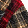 Patchwork Plaid Flannel Shirt S8d940431e242492a8ded86f0683afc65T bbbbac0b