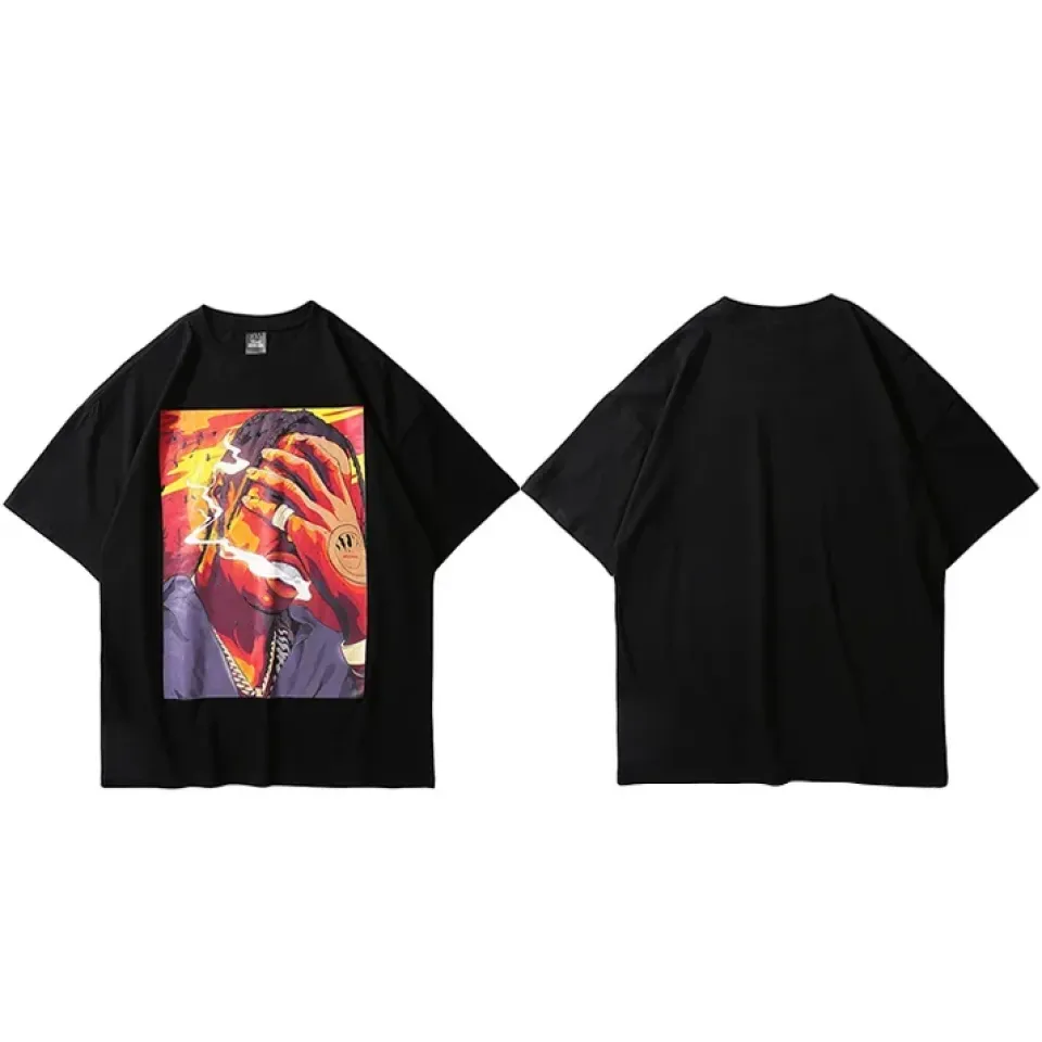 Abstract Portrait Graphic T-Shirt S9e575fce622545ee81a65d7058033374z be3d953f
