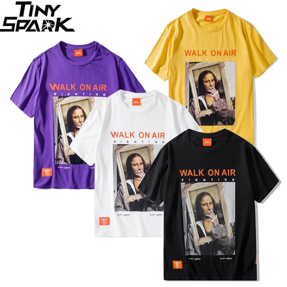 Smoking Mona Cotton T-shirt H43b2b19cc2ac47f4a9b554cb4cd247a0w c0e22f55