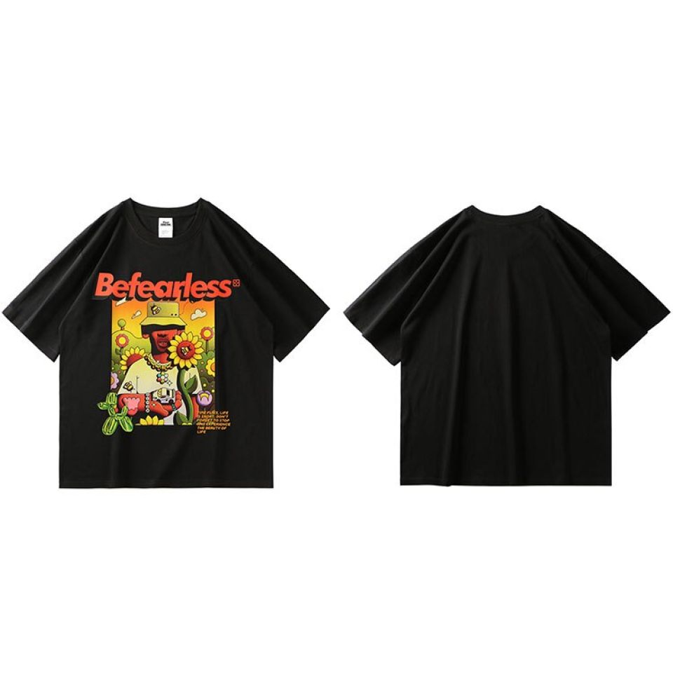 Be Fearless Floral Graphic T-Shirt H52a4c85236f84d938082dda1ac3d3e0fG c0c703be