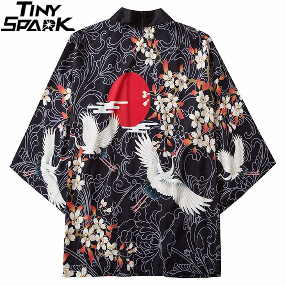 Heron With The Rising Sun Poly-cotton Kimono Hdc646817a27e4d729179bead82ef1bc6f c013ea47