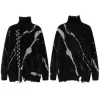 Turtleneck Distressed Knitted Sweater 14 Turtleneck Distressed Knitted Sweater S3165dd6180814c73a94cabe0197c35fen c01a7710