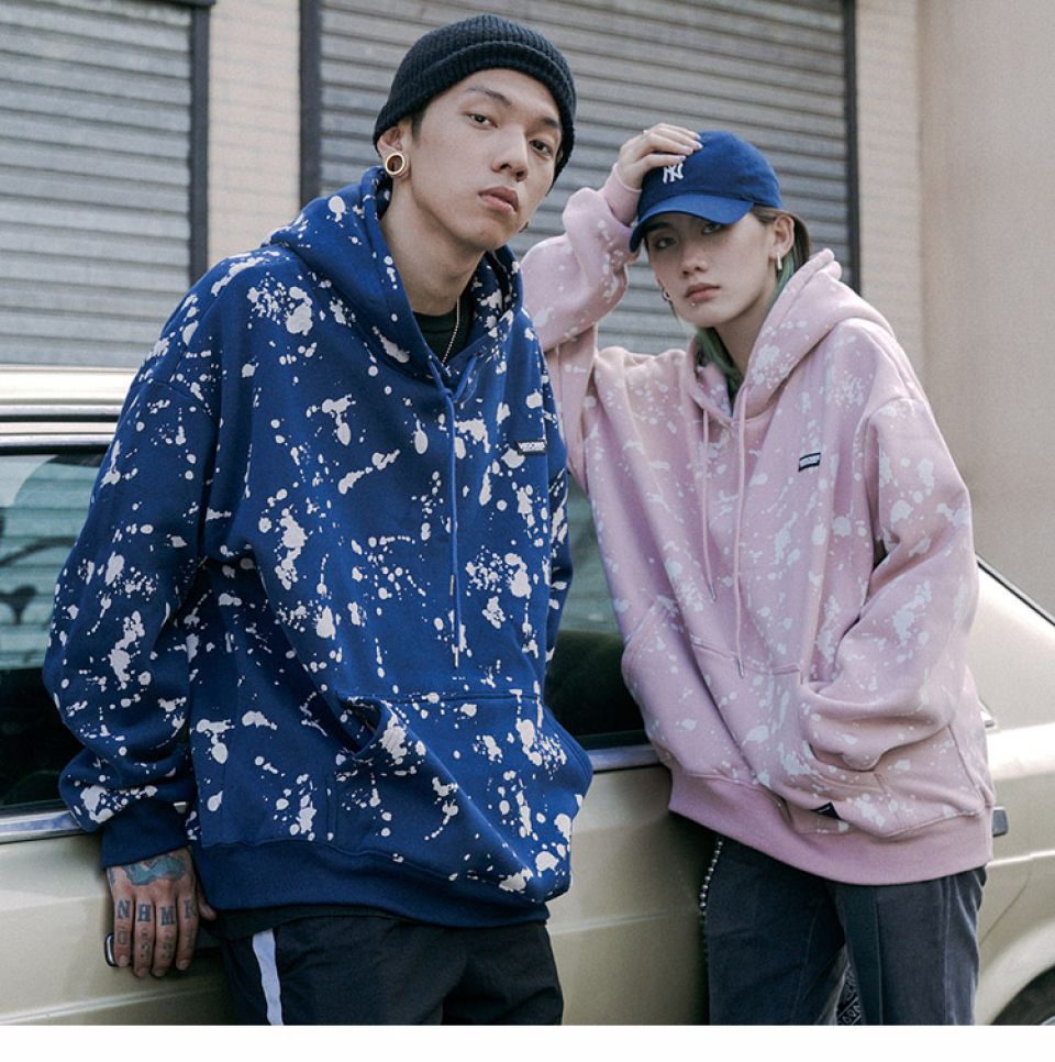 Splashed Hooded Pullover H2749bce00f514f97bbd568f4934ae224X c1c3c3e1