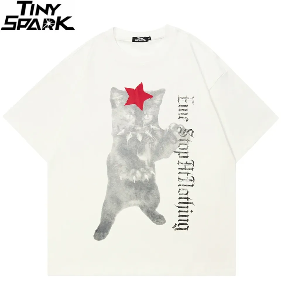 Red Star Cat Graphic T-Shirt S7fb4cf2794cf4abbb406fa628f2549fdY c19fabdb