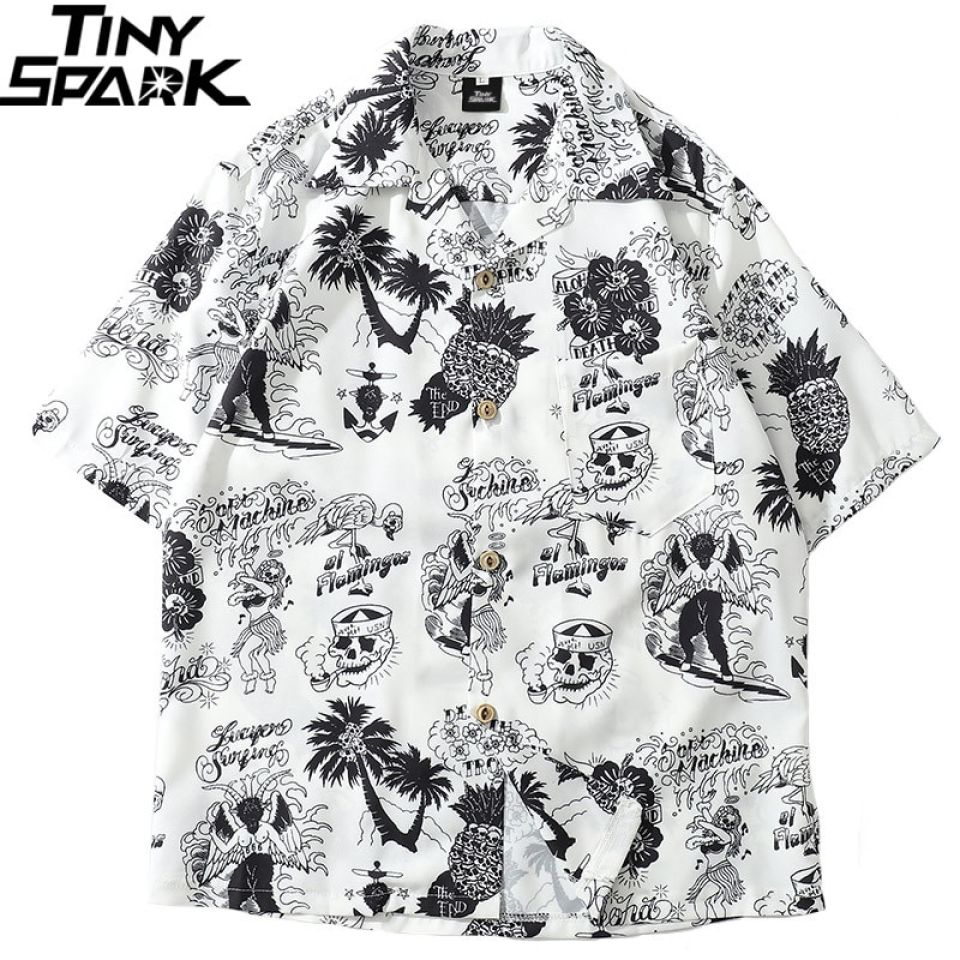 Skull Land Poly-cotton Shirt H7a4984adab704be29546a8f7f95df9e9w c3ba018f