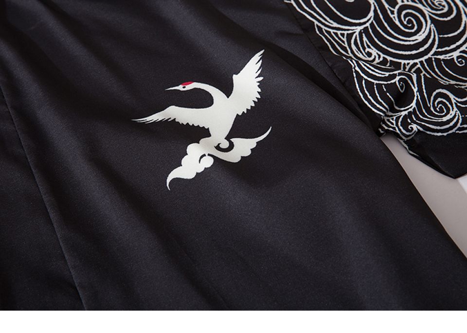 Japanese Lone Samurai Jungle Print Kimono H3774023a993a4899b418452a3a751042L c46baf20