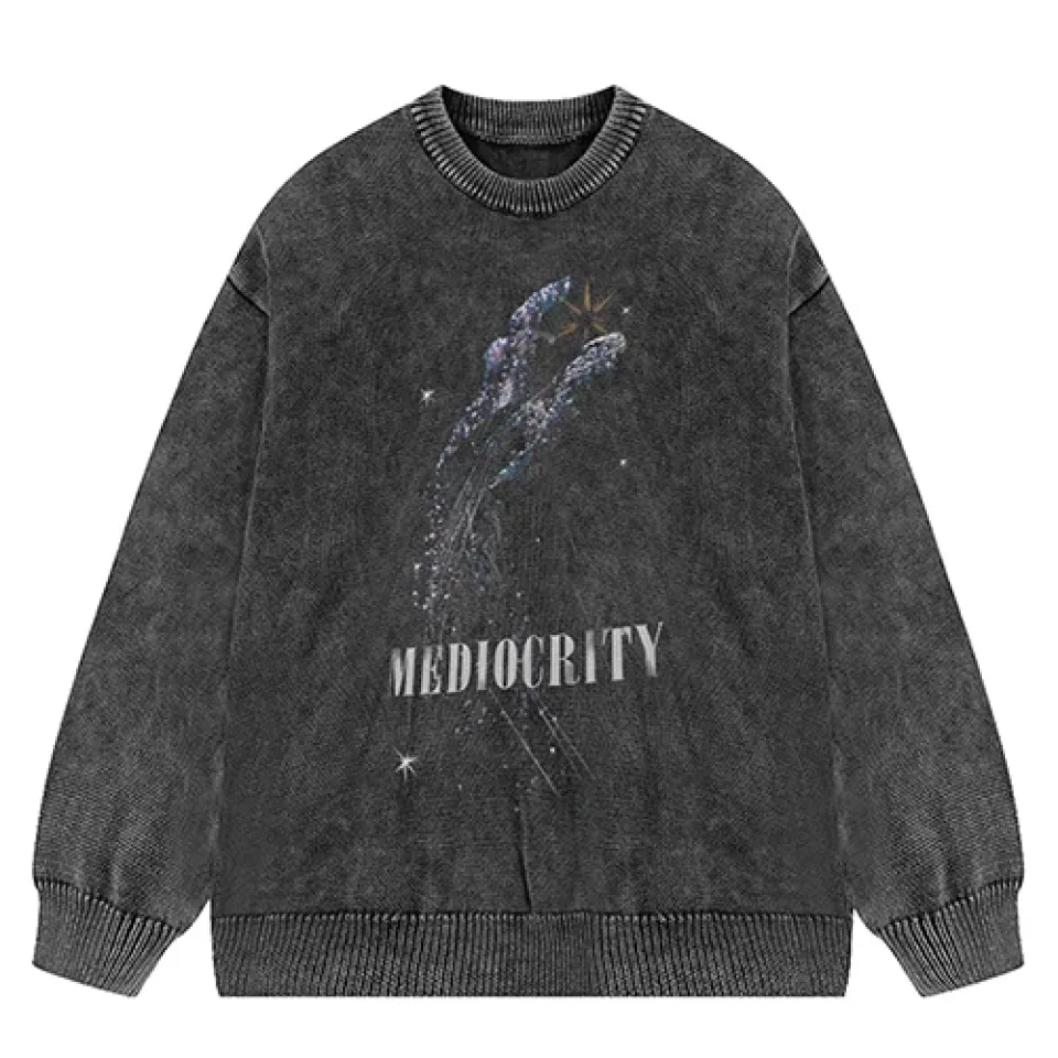 Aesthetic Faded Black Graphic Knitted Sweater S9575053f76e34b18b824a038f673b587N c42725ce